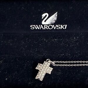 Authentic Swarovski Crystal Cross Necklace